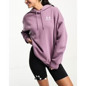 NWOT Under Armour Unstoppable Oversized Fleece Hoodie - Purple